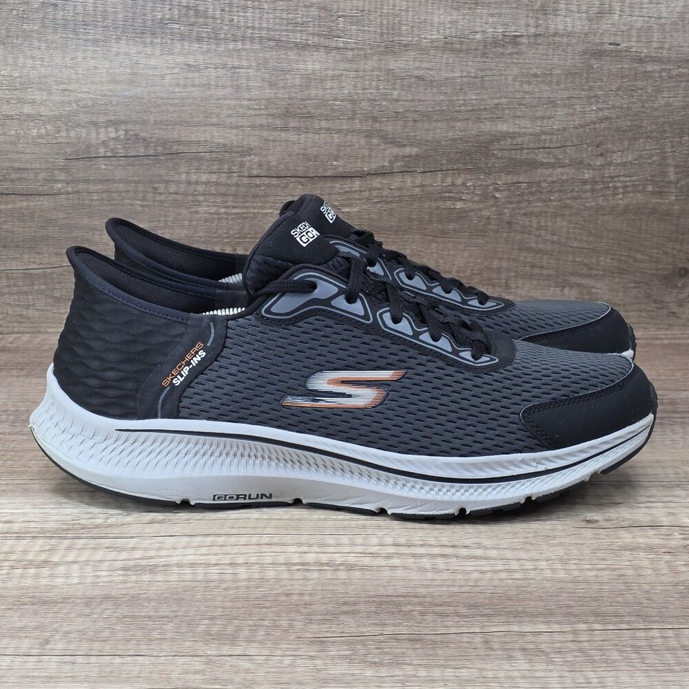 Skechers GO RUN Consistent 2.0 Men's Size 14 Gray Black Running Shoes 220863